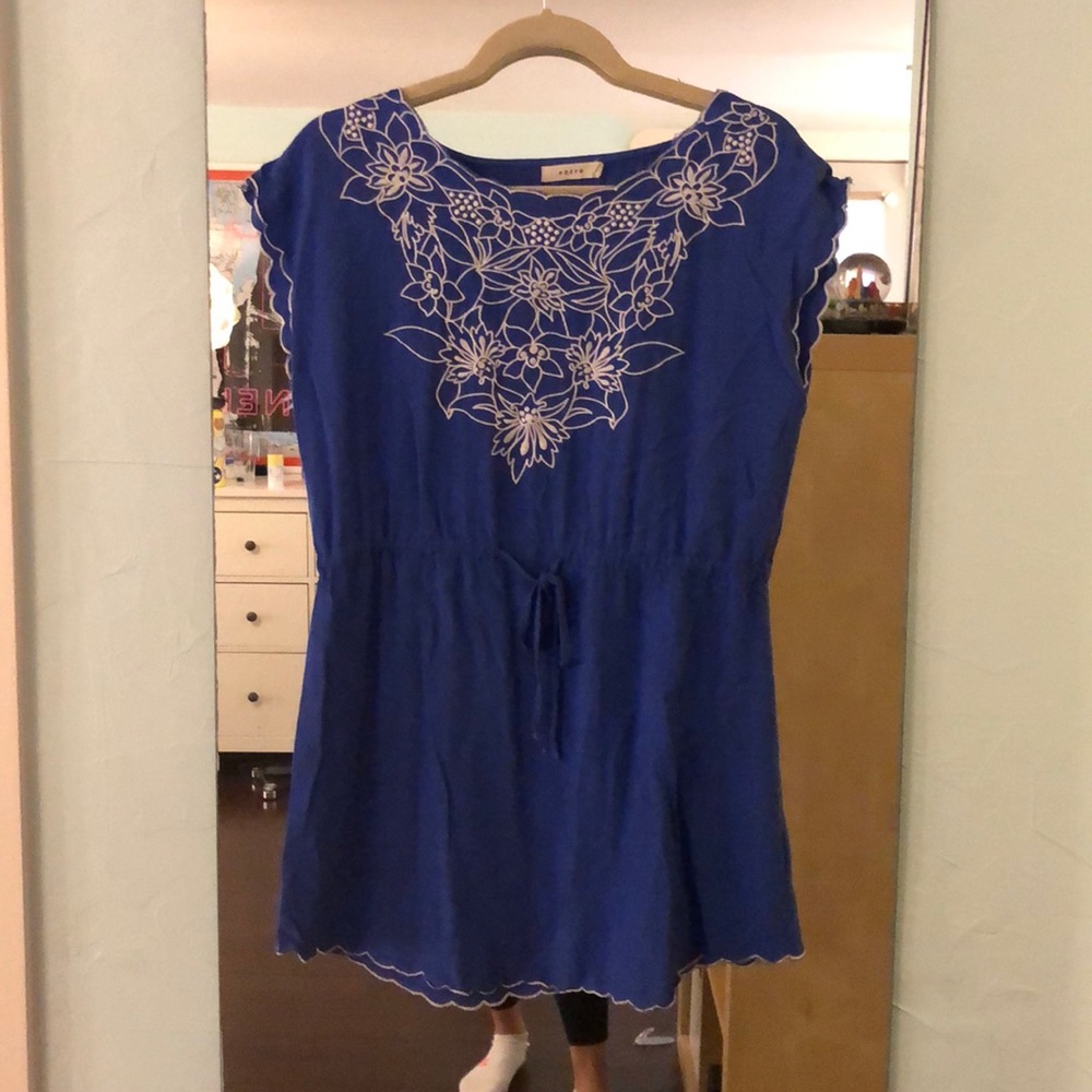 Entro mini blue dress